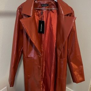 Vinyl Trench coat